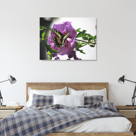Canvas Print - Swallowtail Butterfly (Insitu (Slaapkamer))