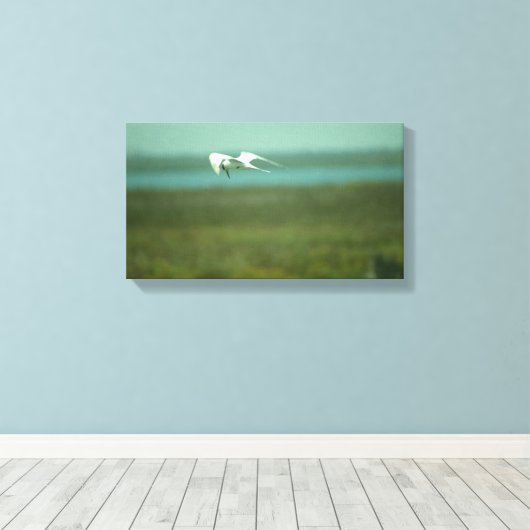 Canvas Print - Tern in Flight (v.2) (Insitu (Houten vloer))