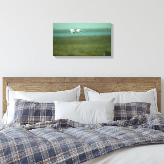 Canvas Print - Tern in Flight (v.2) (Insitu (Slaapkamer))