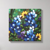 Canvas Print "Texas Wildflower - Bluebonnets" (Voorkant)