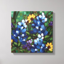 Canvas Print "Texas Wildflower - Bluebonnets"