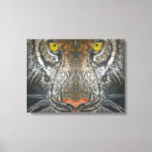 Canvas Print - tijger portret (Voorkant)