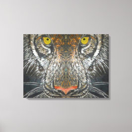Canvas Print - tijger portret
