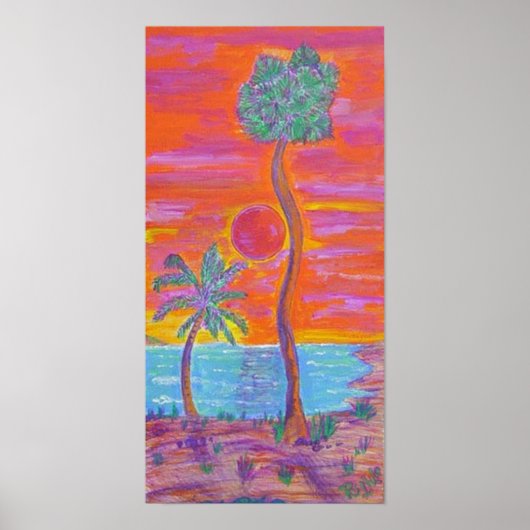 Canvas Print - Tropische bries (Voorkant)