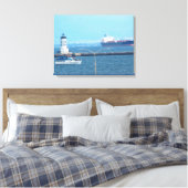 Canvas Print - vuurtoren van San Pedro (Insitu (Slaapkamer))