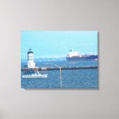 Canvas Print - vuurtoren van San Pedro (Voorkant)