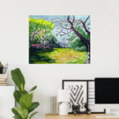 CANVAS PRINT - WATERVERF VAN HARRIET DAVIDSOHN (Thuiskantoor)