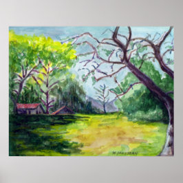 CANVAS PRINT - WATERVERF VAN HARRIET DAVIDSOHN