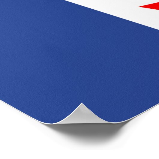 Canvas Print with Flag of Toronto, Canada (Hoek)