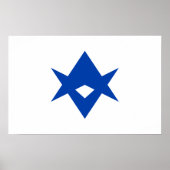 Canvas Print with Flag of Toyota City, Japan (Voorkant)