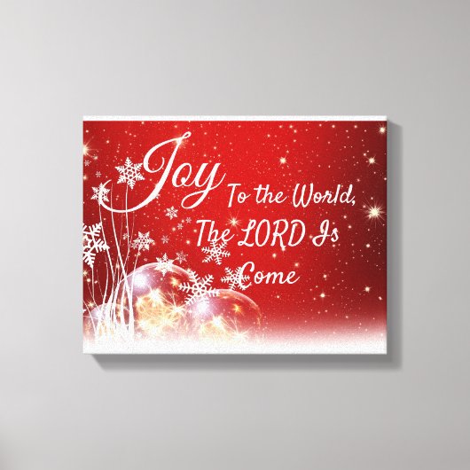 Canvas printjaloezie op de Eerste Kerstdag van de (Voorkant)