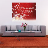 Canvas printjaloezie op de Eerste Kerstdag van de