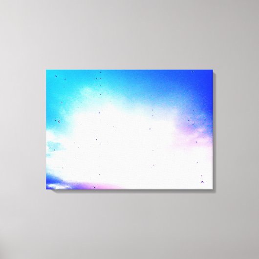 CANVAS RAINDROPS  AFDRUK (Voorkant)