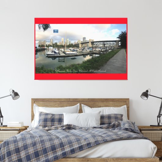 Canvas Rood (WaterFront52)RFPMDesigns©️2019/24 (Insitu (Slaapkamer))