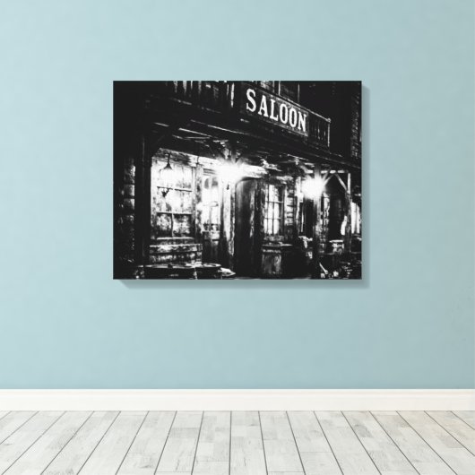 Canvas Salon Afdruk (Insitu (Houten vloer))
