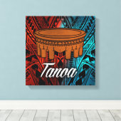 Canvas Samoan Tanoa (Insitu (Houten vloer))