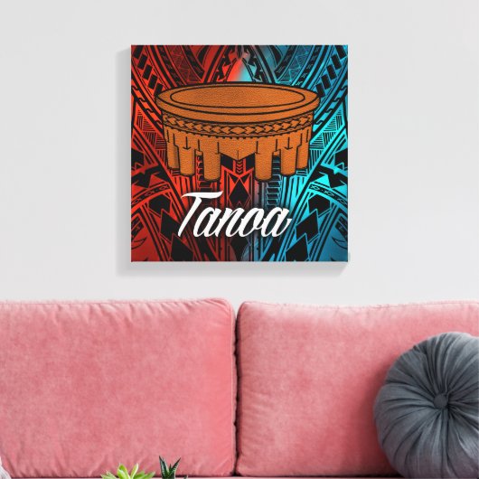 Canvas Samoan Tanoa (Insitu (Woonkamer))