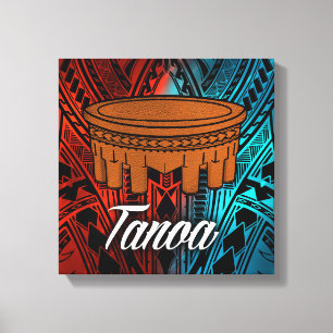 Canvas Samoan Tanoa Afdruk