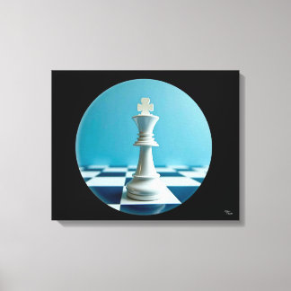 Canvas Schaken Afdruk