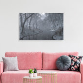 Canvas-schilderdruk op Shady Creek (Winter) Canvas Afdruk (Insitu (Woonkamer))