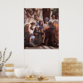 Canvas School of Athens (Euclid) Poster (Keuken)