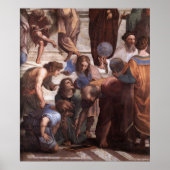 Canvas School of Athens (Euclid) Poster (Voorkant)
