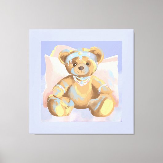 Canvas Sieraden Beer Afdruk (Voorkant)