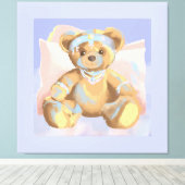 Canvas Sieraden Beer Afdruk (Insitu (Houten vloer))