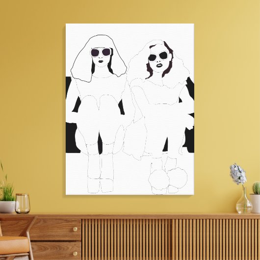 Canvas "Sitting Around" (Insitu (Woonkamer))