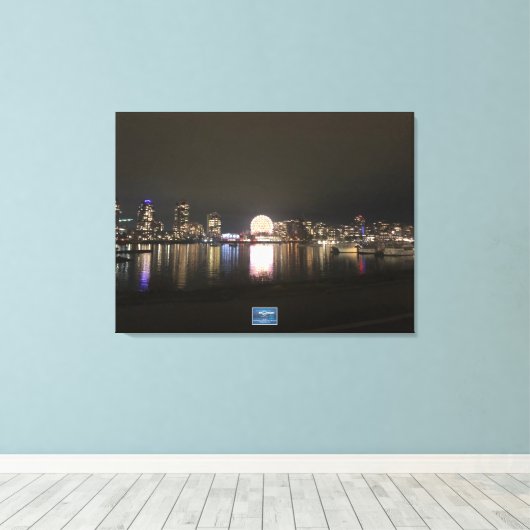 Canvas - (Skyline Inner City) RFPMDesigns ©️2024 (Insitu (Houten vloer))