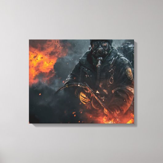 Canvas - Steampunk Kunst Afdruk (Voorkant)