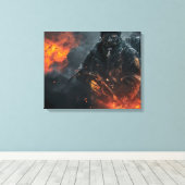 Canvas - Steampunk Kunst Afdruk (Insitu (Houten vloer))