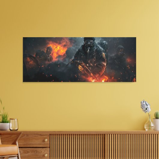 Canvas - Steampunk Kunst Afdruk (Insitu (Woonkamer))