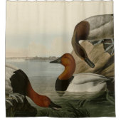 Canvas steunde Duck van Audubon's Birds of America Douchegordijn (Voorkant)