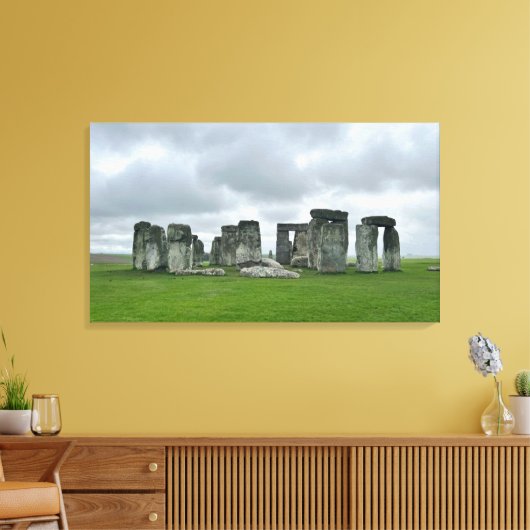 CANVAS | Stonehenge 35" x 20" (Insitu (Woonkamer))