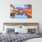 Canvas Straatsburg Afdruk (Insitu (Slaapkamer))
