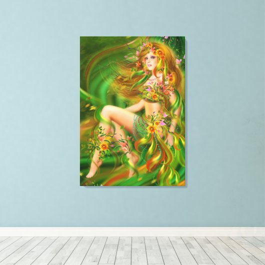 Canvas "Summer" (Insitu (Houten vloer))