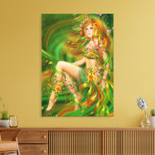 Canvas "Summer" Afdruk (Insitu (Woonkamer))