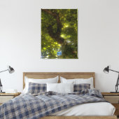 Canvas (Sun Green Tree 2) RFPMDesigns ©️2021/24 Afdruk (Insitu (Slaapkamer))