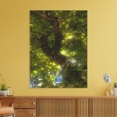 Canvas (Sun Green Tree 2) RFPMDesigns ©️2021/24 Afdruk (Insitu (Woonkamer))