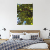 Canvas (Sun Green Tree 3) RFPMDesigns ©️2021/24 Afdruk (Insitu (Slaapkamer))