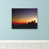 Canvas Sunset Afdruk (Insitu (Houten vloer))