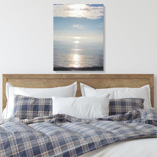 Canvas - Sunset over Pacific Ocean (Insitu (Slaapkamer))