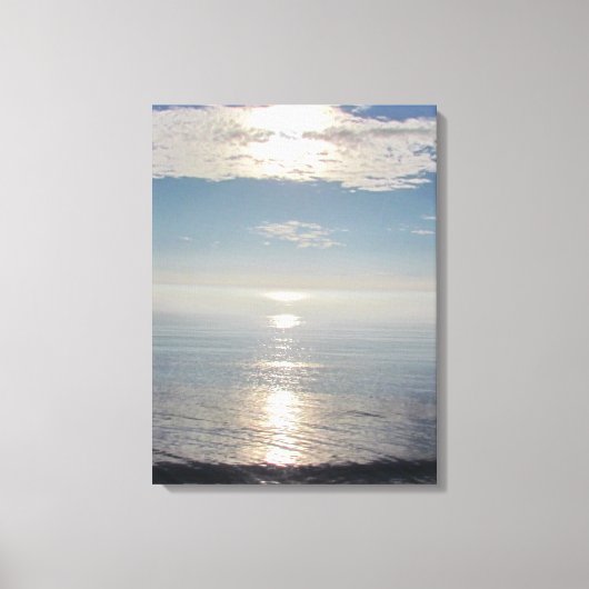 Canvas - Sunset over Pacific Ocean (Voorkant)