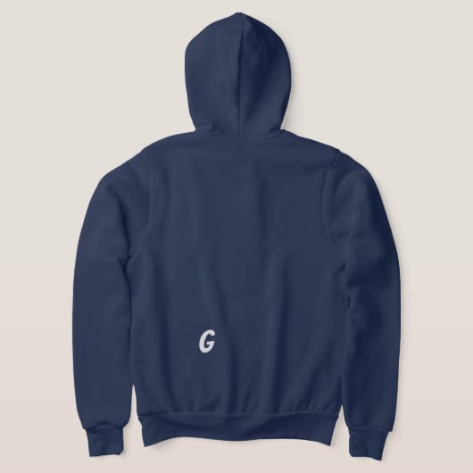 Canvas Sweater Hoodie (Laag Achter)