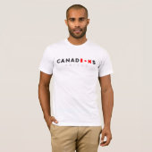 Canvas T-Shirt Canvas Canvas Canadees Awide Basic (Voorkant volledig)