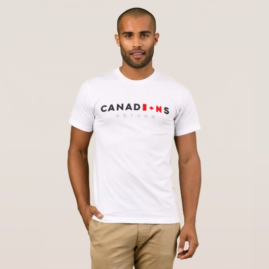Canvas T-Shirt Canvas Canvas Canadees Awide Basic (Voorkant volledig)