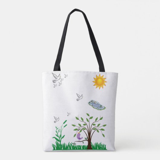 canvas tas (Achterkant)