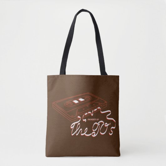 canvas tas 90 nostalgie (Voorkant)