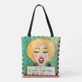 CANVAS TAS, ALS MAMA NIET GEZIEN IS, IS ER NIETS G TOTE BAG (Achterkant)